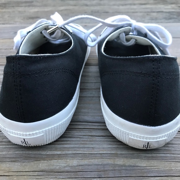 Ralph Lauren Women Shoe Fashion Sneaker Navy Jolie - Picture 3 of 8